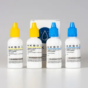 AK4004 - Reagente Líquido para Cloro Livre - 300 testes