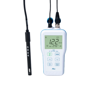 AK115 Max - Medidor de EC, TDS, Salinidade e Temperatura