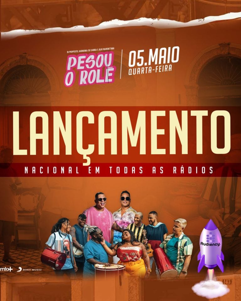 Pesou no rolê lançamento musical Di propósito audiency