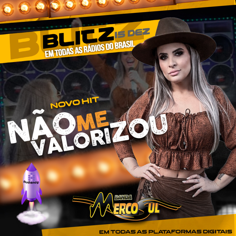 A banda Mercosul faz hoje o seu lançamento blitz!