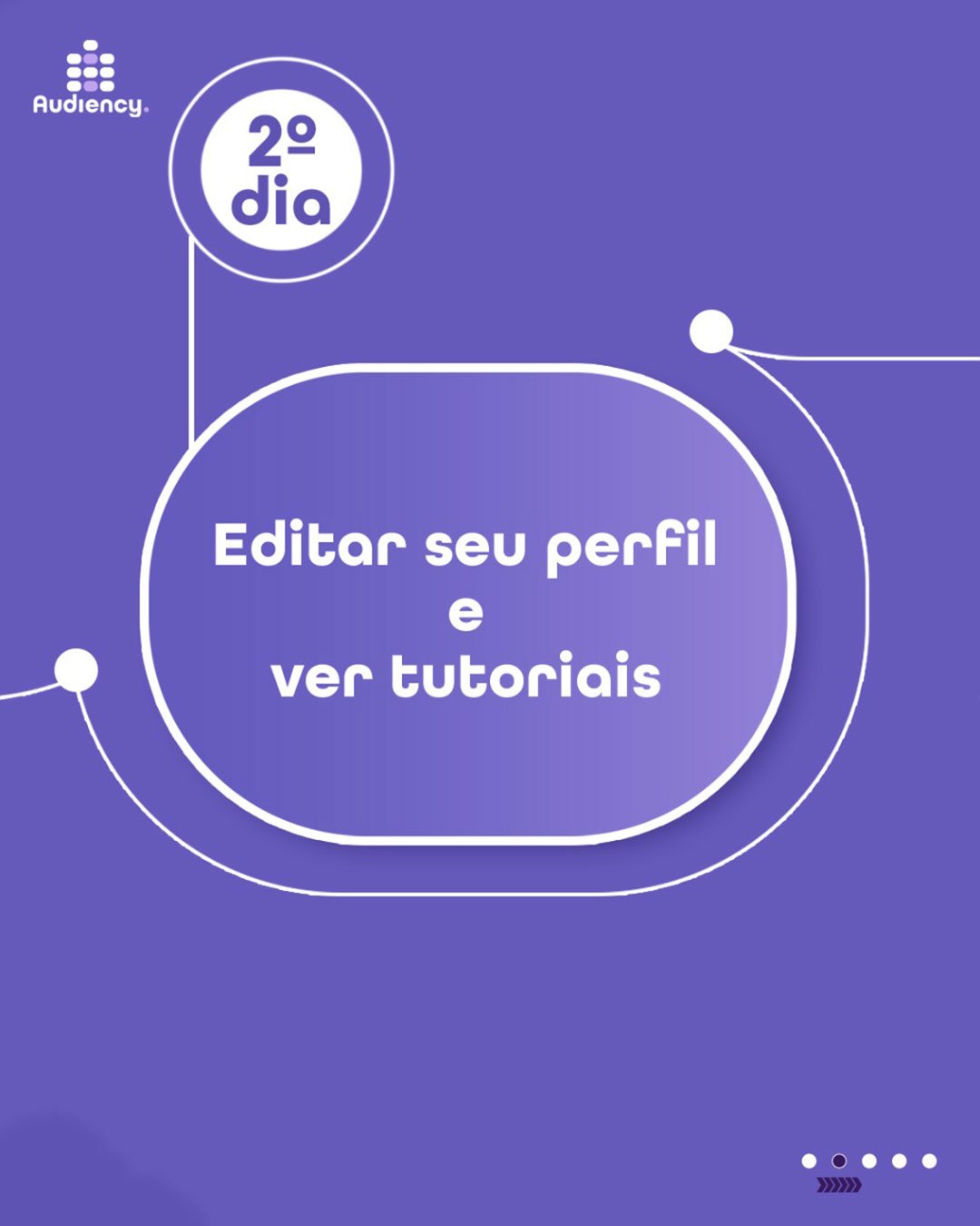 Editar perfil - passo a passo teste gratuito audiency
