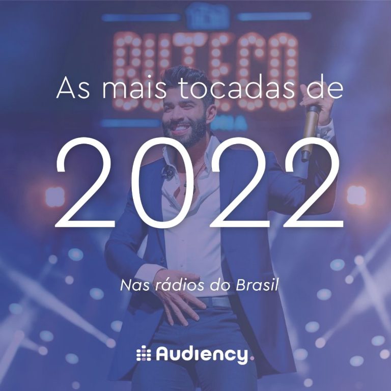 As mais tocadas nas rádios em 2022