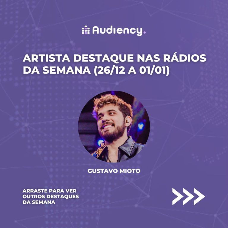 "Eu gosto assim" é o hit mais tocado nas rádios do Brasil!