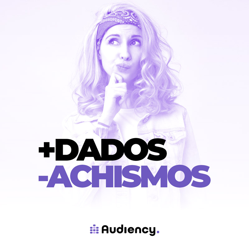 mais dados menos achismos com a plataforma da Audiency