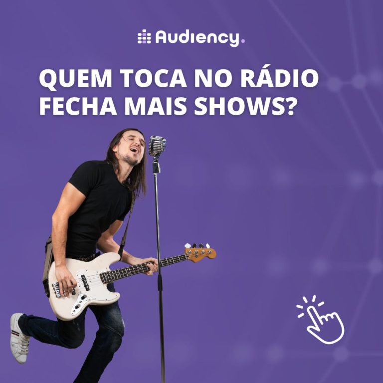 Quem toca no rádio fecha mais shows?