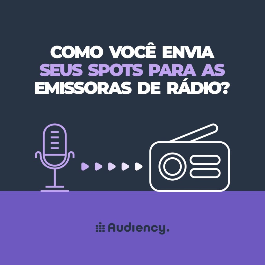 A Audiency soluciona vários problemas, e um deles é a distribuição de spots para emissoras de rádio