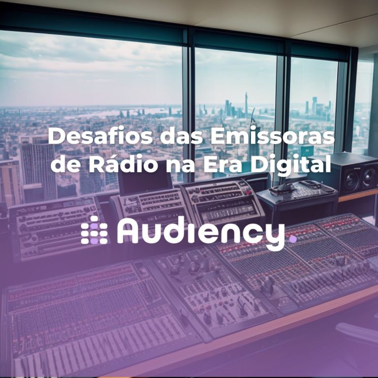 emissoras de rádio, era digital, desafios, relevância, mudança, plataformas de streaming, podcasts, hábitos de consumo, conteúdo de áudio, concorrência, interação com o público, presença digital, aplicativos móveis, alcance geográfico, adaptação, inovação, fidelidade dos ouvintes