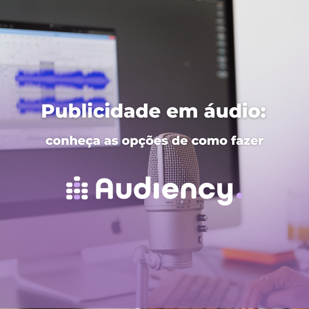 Amplie o alcance da sua marca com a publicidade em áudio. Descubra as diversas opções disponíveis, como podcasts, plataformas de streaming, assistentes de voz e rádio. Aproveite o engajamento do público e impulsione seus resultados. Conte com a Audiency para potencializar suas campanhas de publicidade em áudio. Conheça nossas soluções inovadoras e alcance o sucesso!