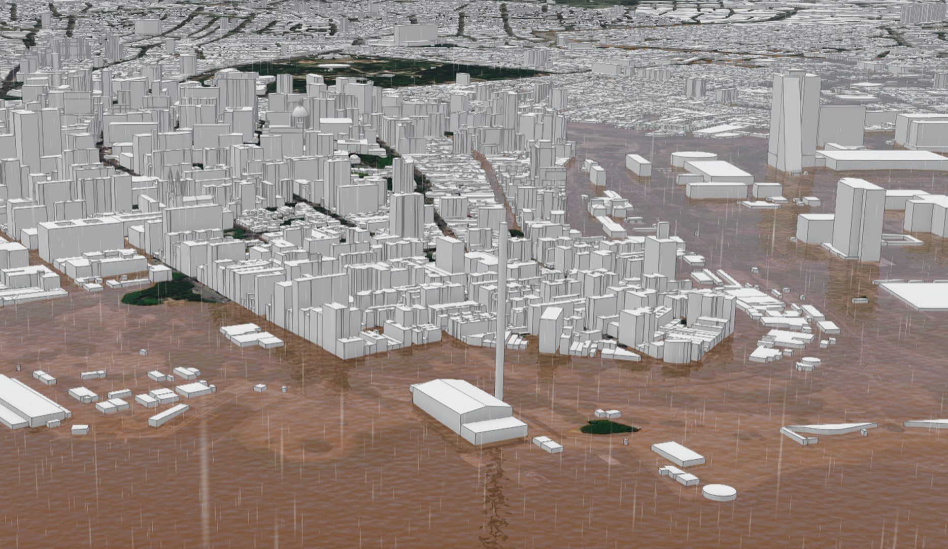 Dash da solução POA Twins, desenvolvida durante o período das enchentes