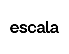 Logotipo da Escala, em preto.