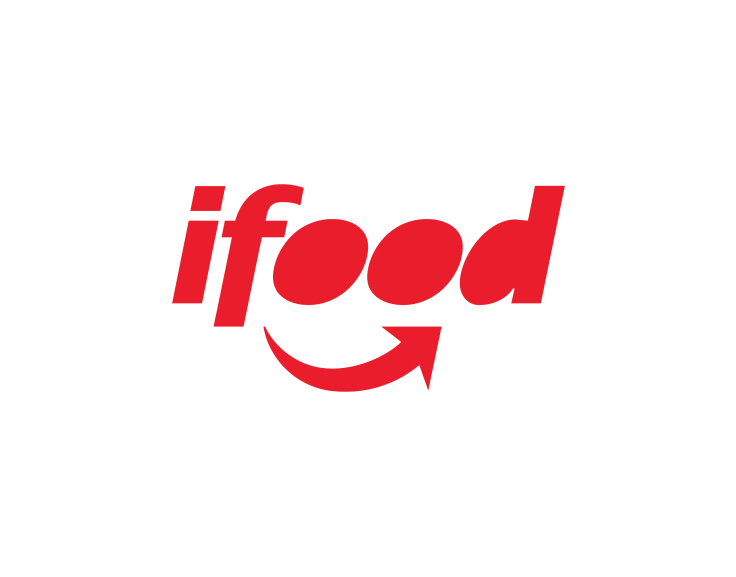Logo do Ifood, em vermelho