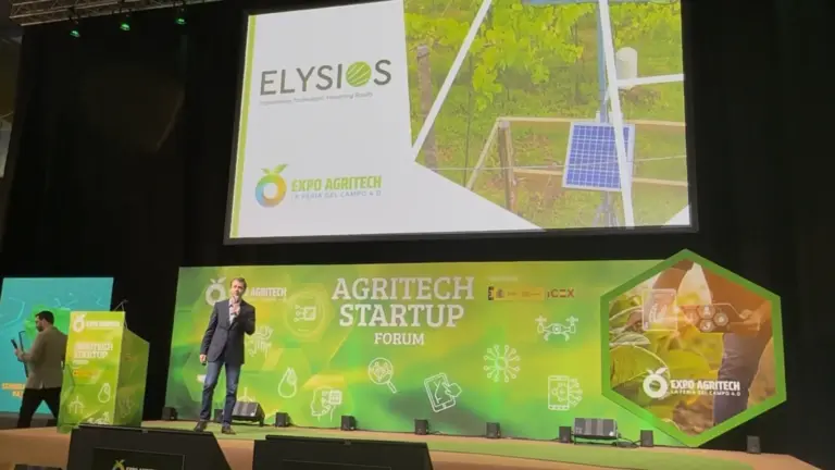 Apresentação da Elysios no Agritech Startup Forum da Expo Agritech 2025
