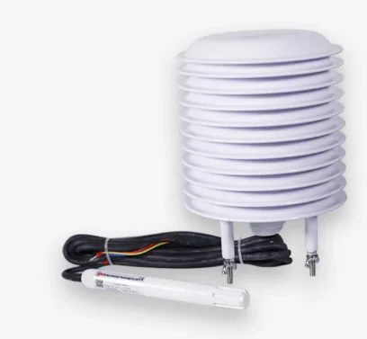 Abrigo passivo com sensor de temperatura e umidade do ar