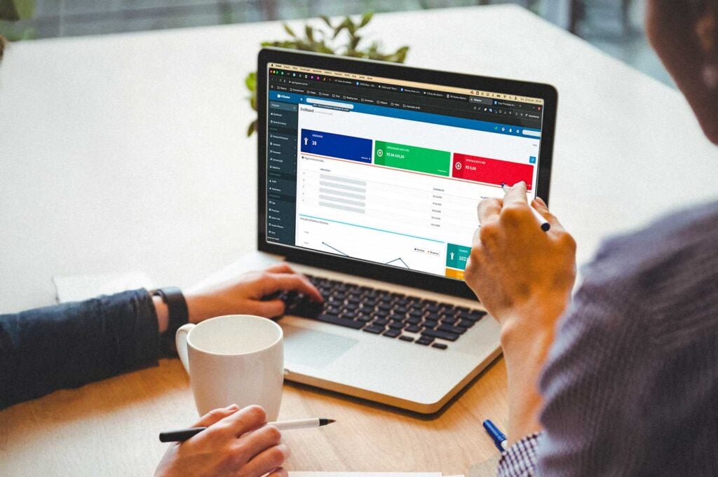 Sistema de Gestão HiGestor exibindo dados financeiros de uma federação.