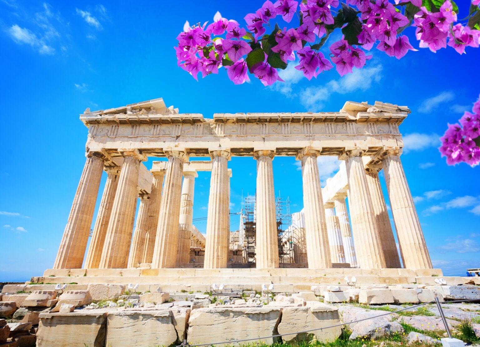 facade of Parthenon temple over bright blue sky background with flowers, Acropolis hill, Athens Greece SSUCv3H4sIAAAAAAAEAI1XTXPzJhC+d6b/IaNz3BeEBFKPPbfT3jPvASFkM0FCBZTGzeS/d2VJNgL7TS+2WR6W3Wc/WH/8/NPTU9Zwp0T269PHvIK10npy3nKvzABi9LzKZau8sYrrWTjLPi87mfPcT066QAXXvD/DGm9nG3V03ojX8WS8CTcEHx5sGG0m25h3EJJN2MrROOUvYBeiWyt577zqZSjtAKYVD0Wjevd7gRnaMhRczOmsdKedO