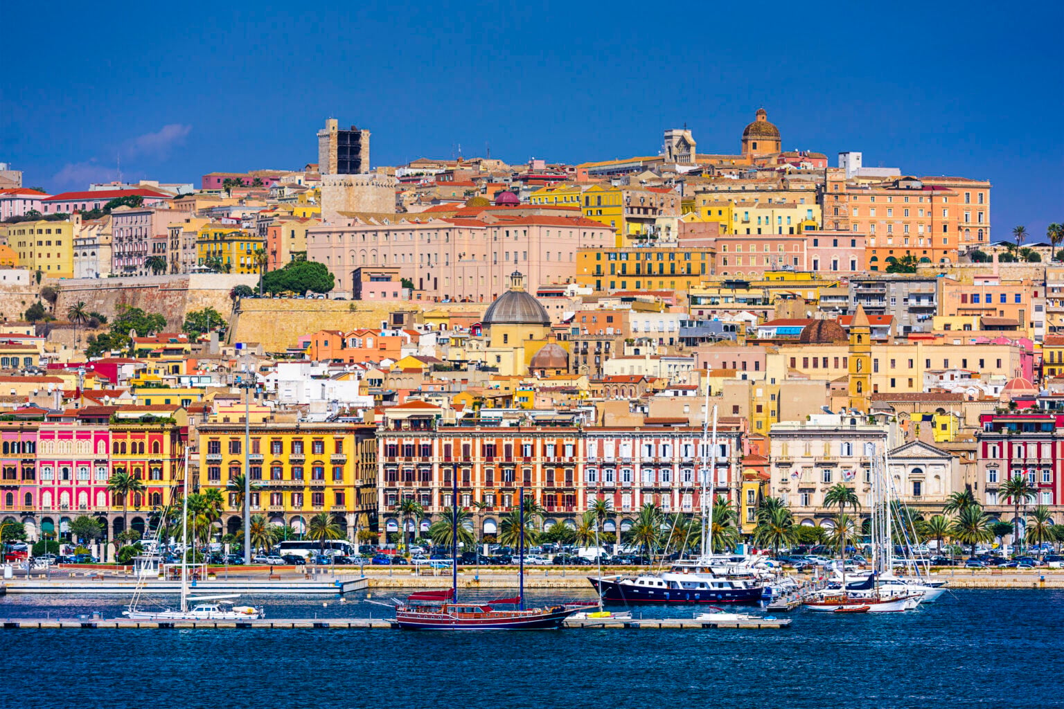 Cagliari, Sardina, Italy cityscape.