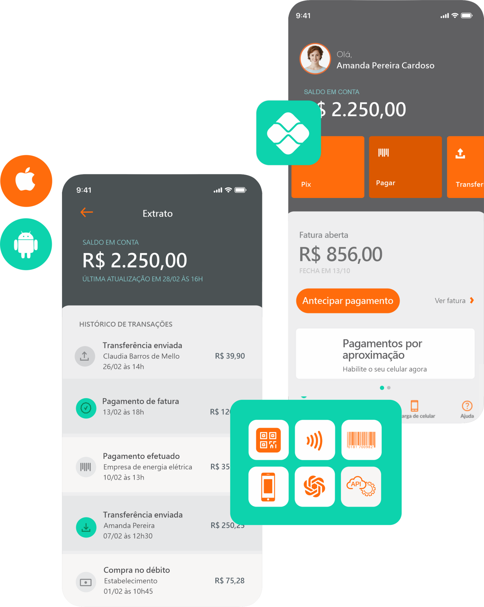 App de pagamento personalizado para empresas