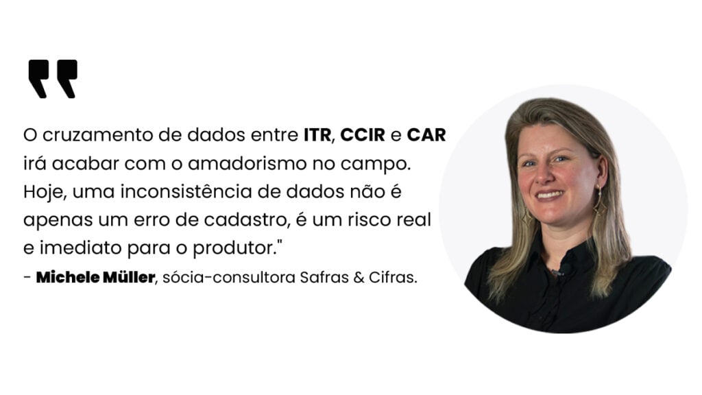 Citação de Michele Müller sobre Gestão Fundiária Integrada