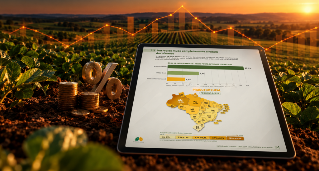 Endividamento Rural: Onde está a sua fazenda nesse mapa?