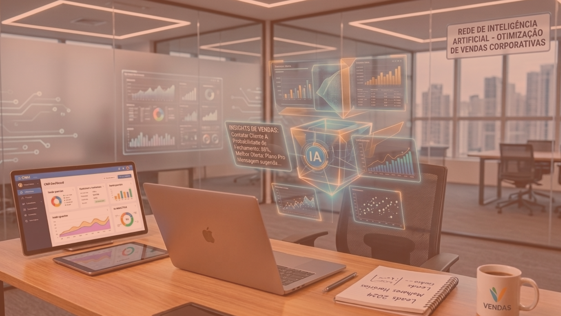 IA em vendas como apoio ao vendedor