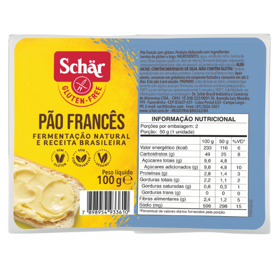 pão francês schar