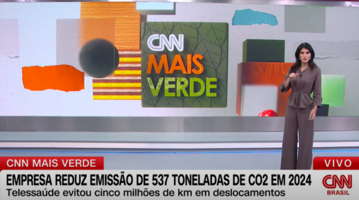 Matéria da CNN e TopMed sobre telemedicina sustentável
