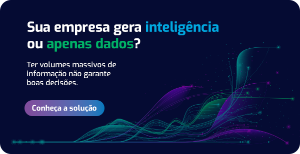 Banner destacando a importância de criar inteligência de dados na sua empresa para tomar melhores decisões com volume de informações e tecnologia.